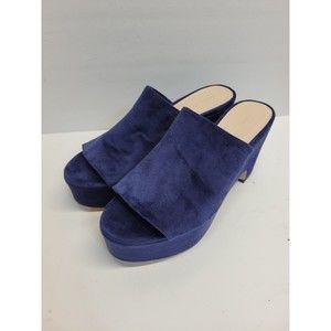 Loeffler Randall Blue Velvet Heels